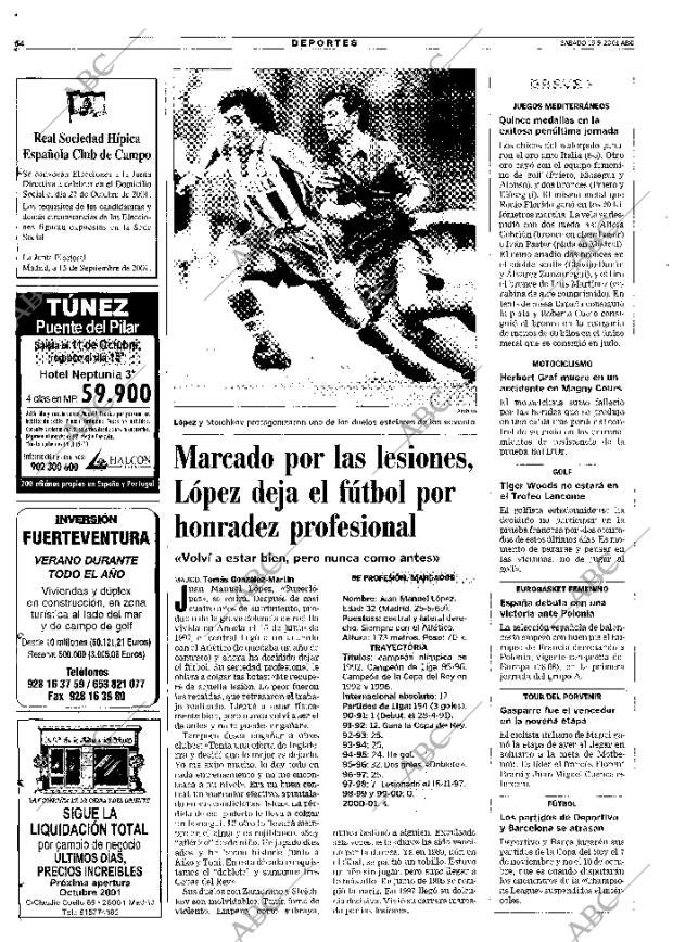 ABC MADRID 15-09-2001 página 64