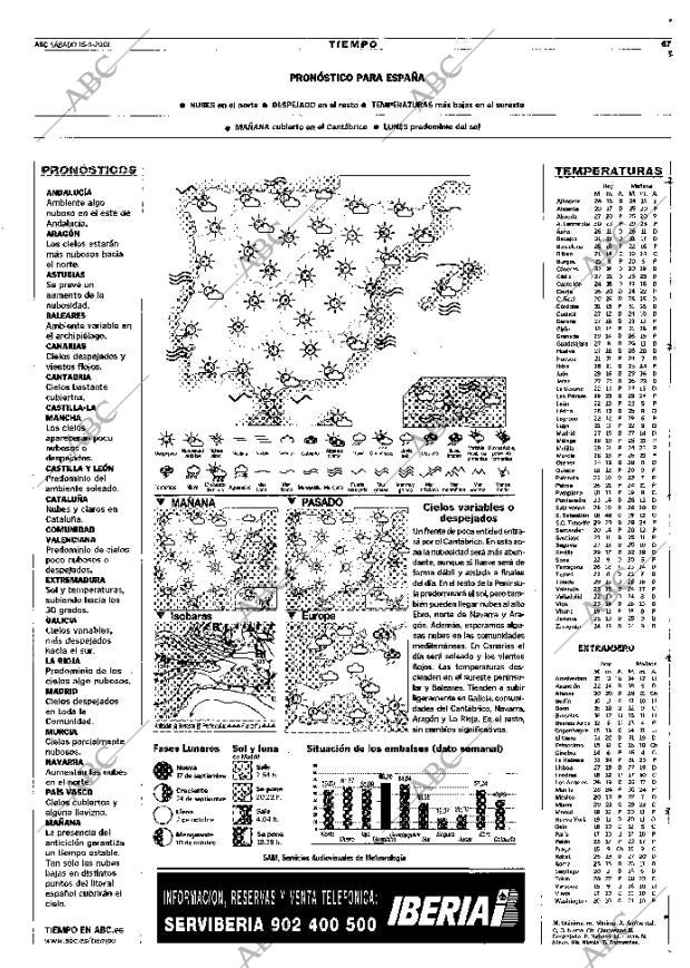 ABC MADRID 15-09-2001 página 67