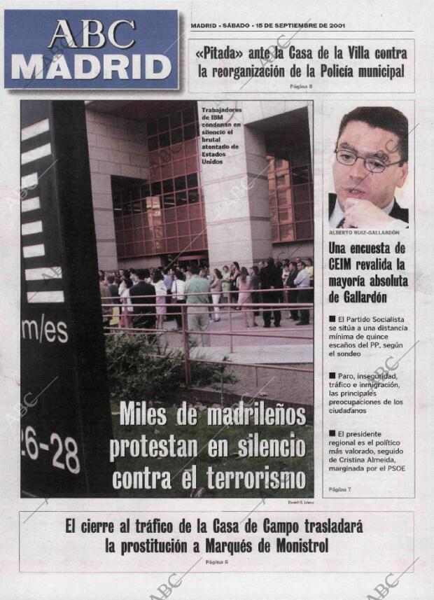 ABC MADRID 15-09-2001 página 85