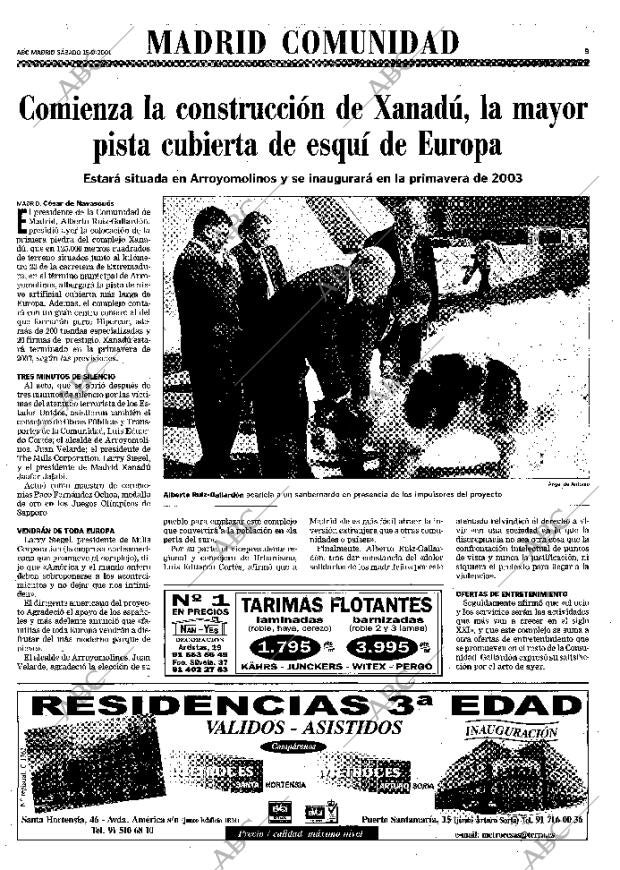 ABC MADRID 15-09-2001 página 93