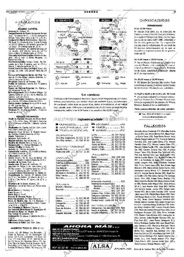 ABC MADRID 15-09-2001 página 95