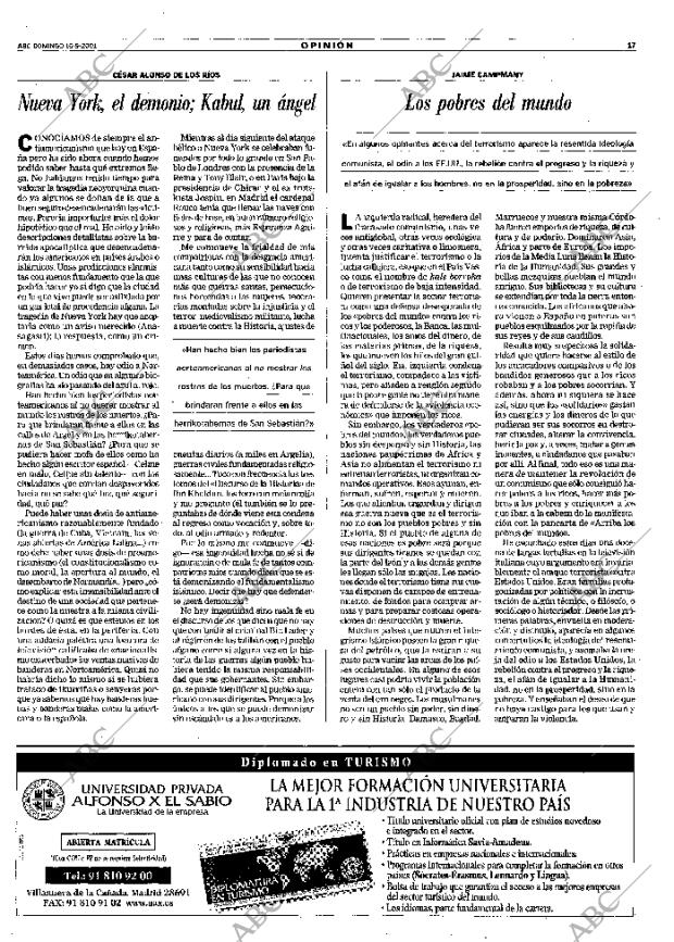 ABC MADRID 16-09-2001 página 17