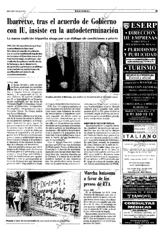 ABC MADRID 16-09-2001 página 39