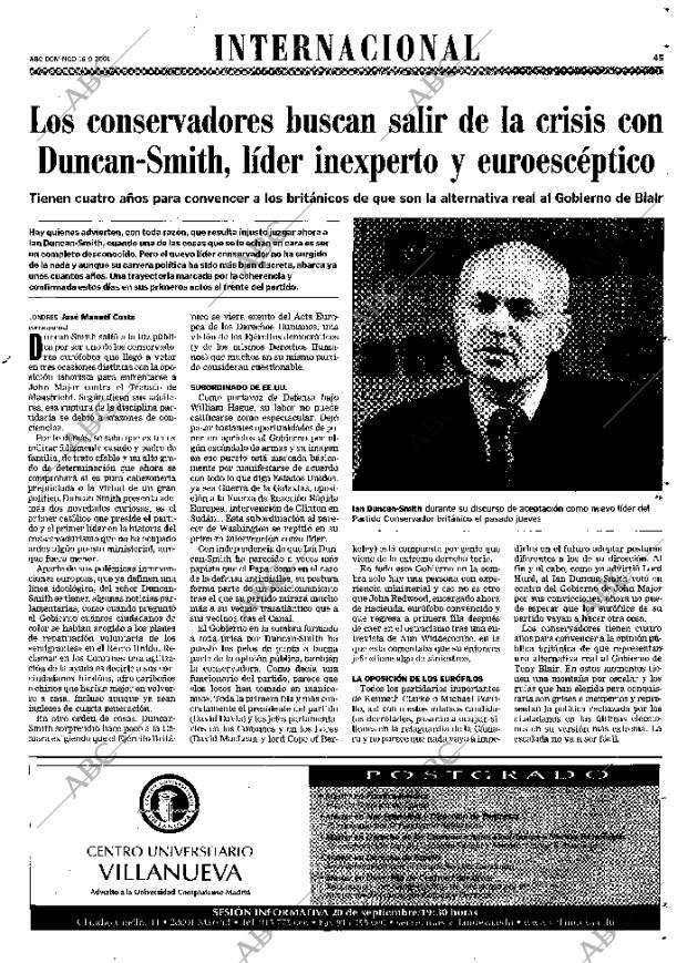 ABC MADRID 16-09-2001 página 45