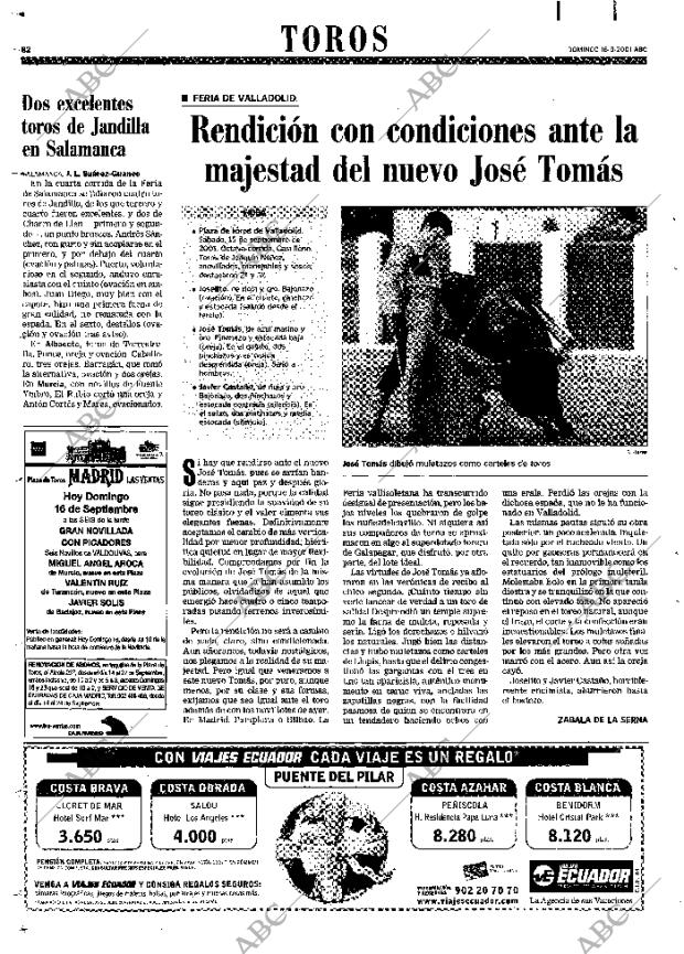 ABC MADRID 16-09-2001 página 82