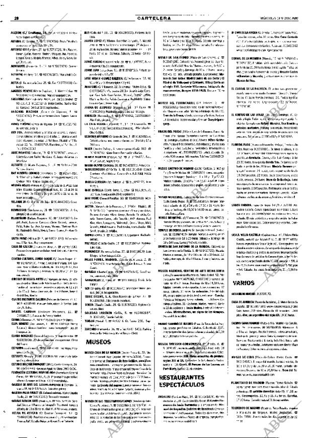 ABC MADRID 19-09-2001 página 112
