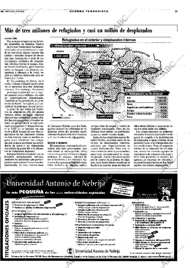 ABC MADRID 19-09-2001 página 21