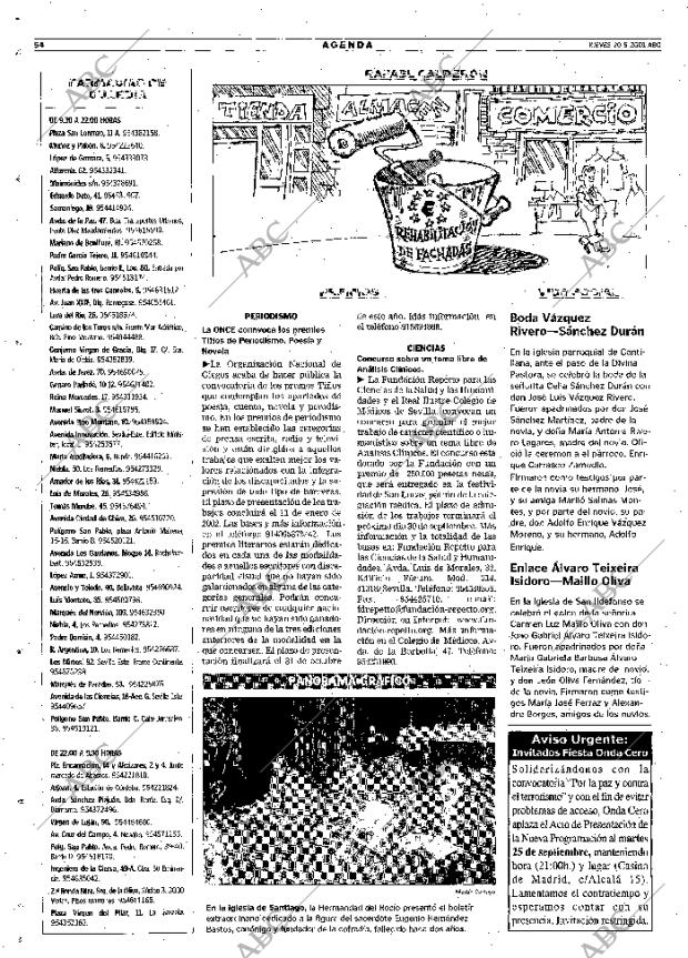 ABC SEVILLA 20-09-2001 página 54