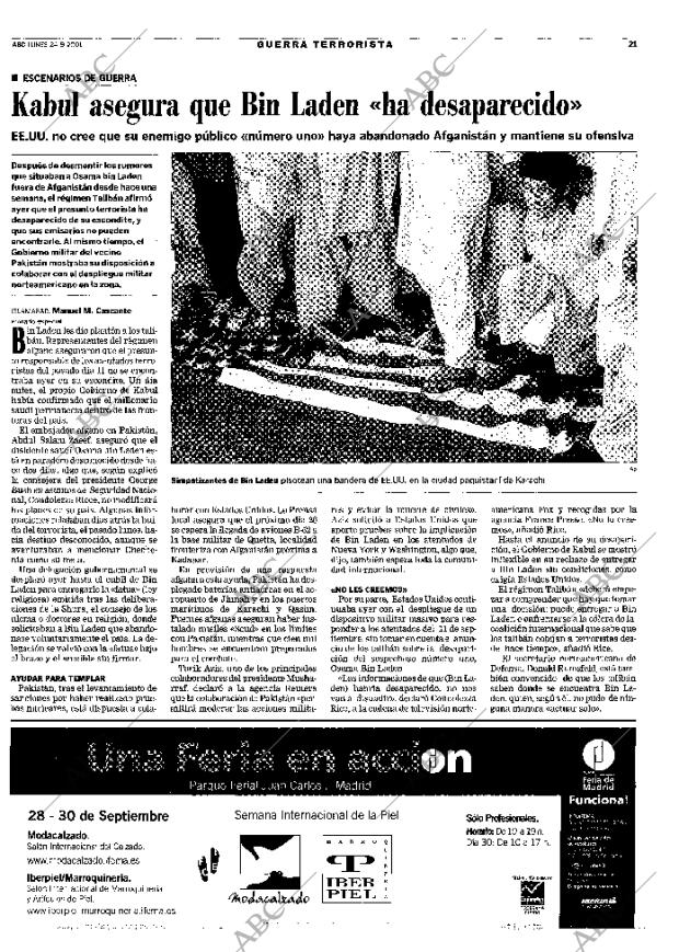 ABC MADRID 24-09-2001 página 21