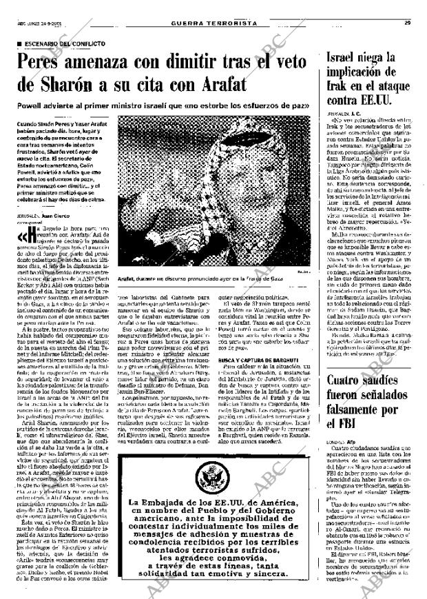 ABC MADRID 24-09-2001 página 29