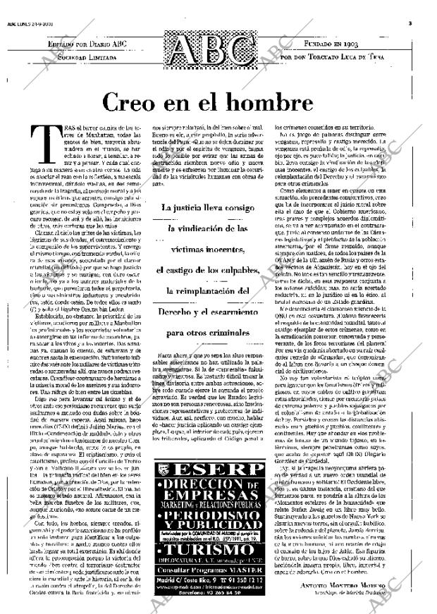 ABC MADRID 24-09-2001 página 3