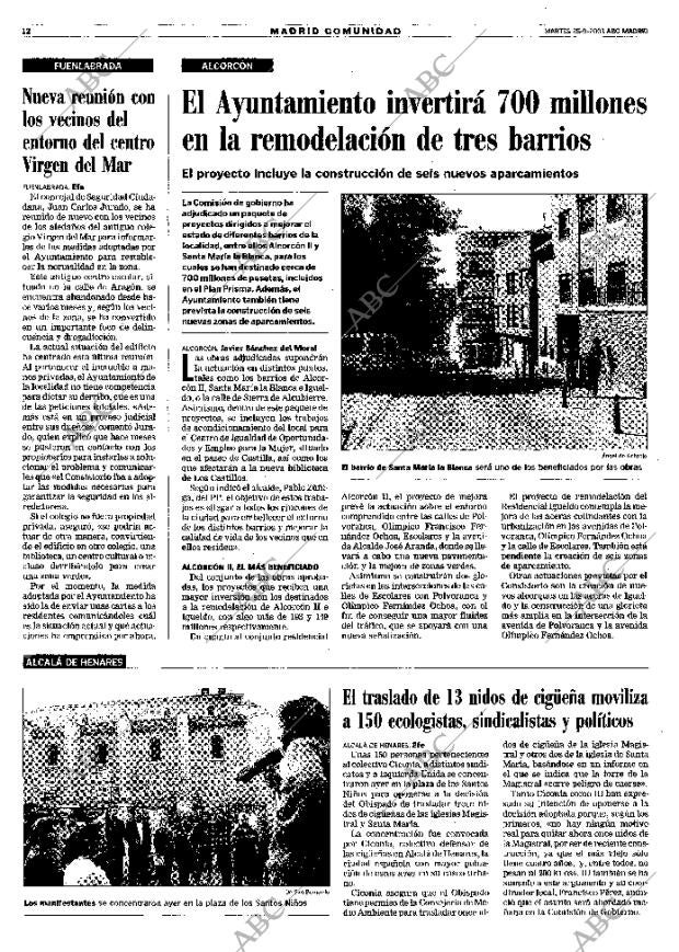 ABC MADRID 25-09-2001 página 100