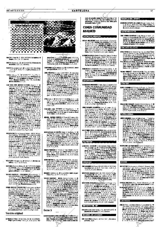 ABC MADRID 25-09-2001 página 105