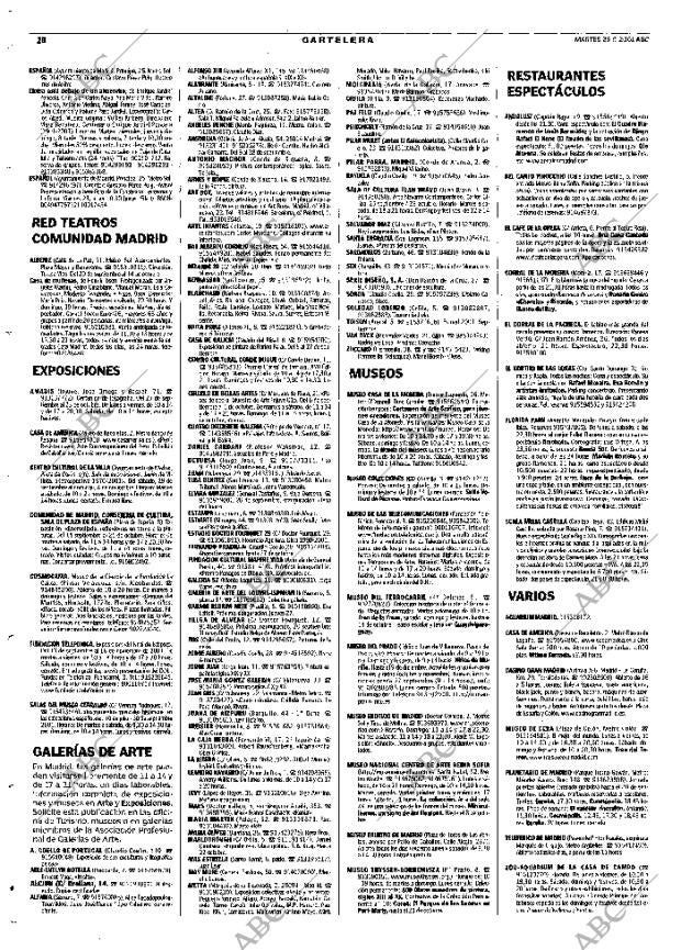 ABC MADRID 25-09-2001 página 108