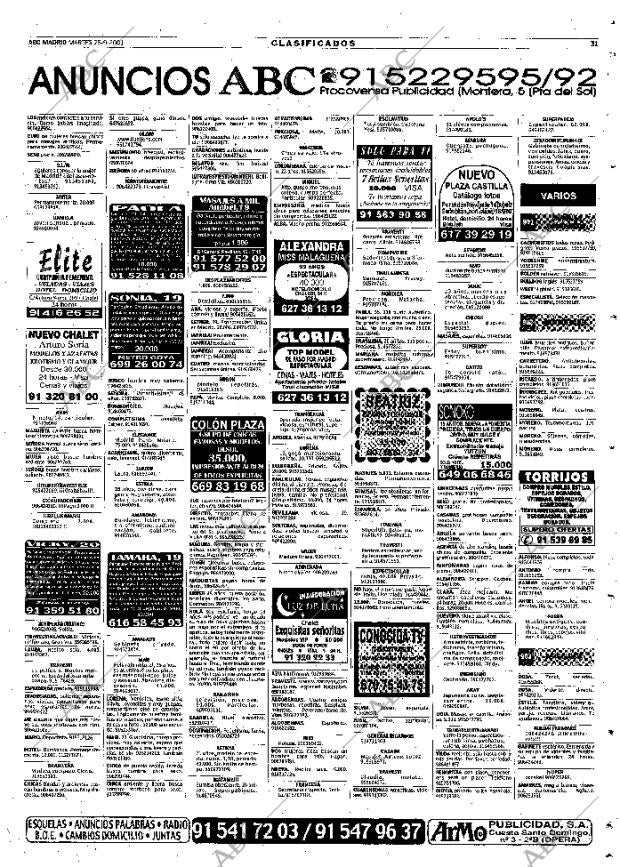 ABC MADRID 25-09-2001 página 119