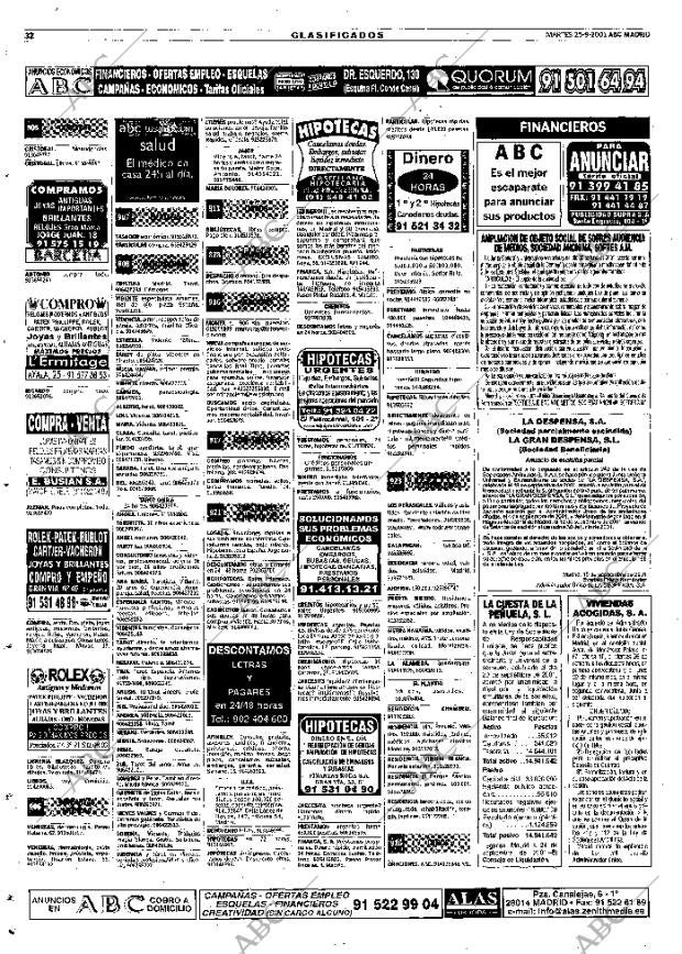 ABC MADRID 25-09-2001 página 120