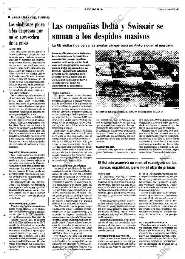 ABC MADRID 25-09-2001 página 54