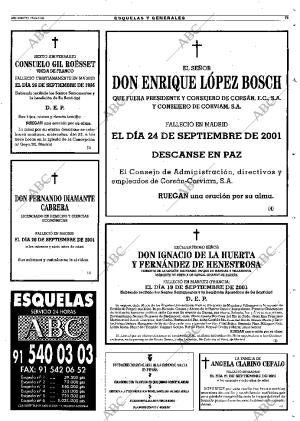 ABC MADRID 25-09-2001 página 71