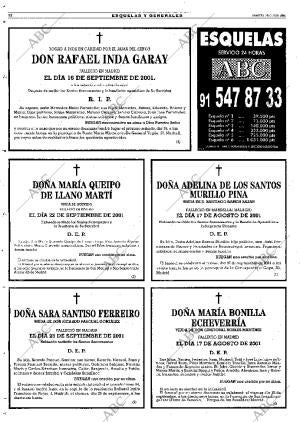 ABC MADRID 25-09-2001 página 72