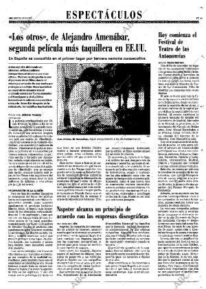 ABC MADRID 25-09-2001 página 77