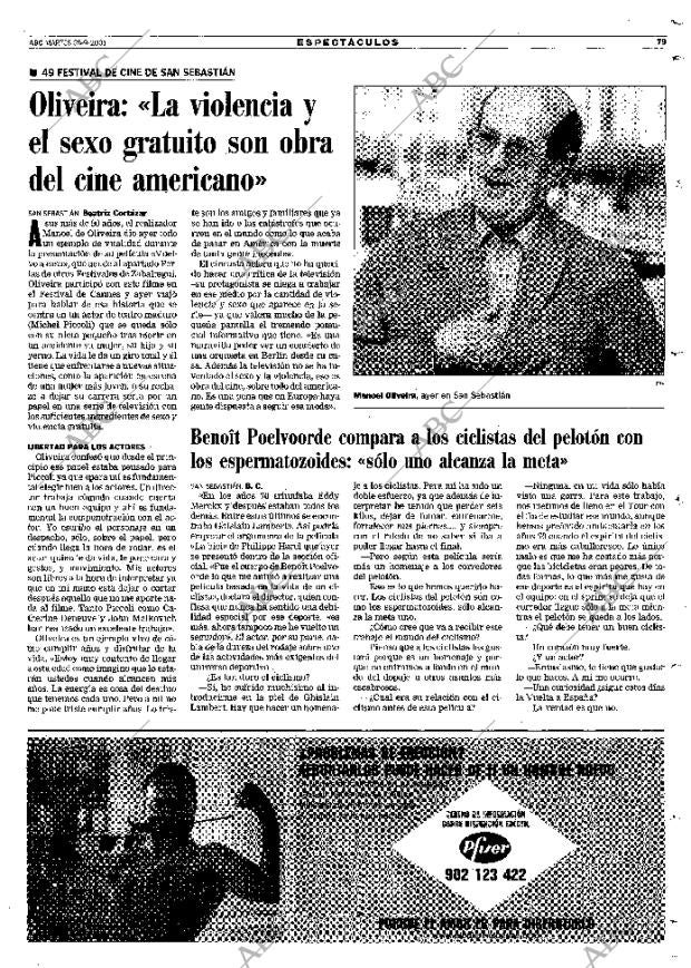 ABC MADRID 25-09-2001 página 79