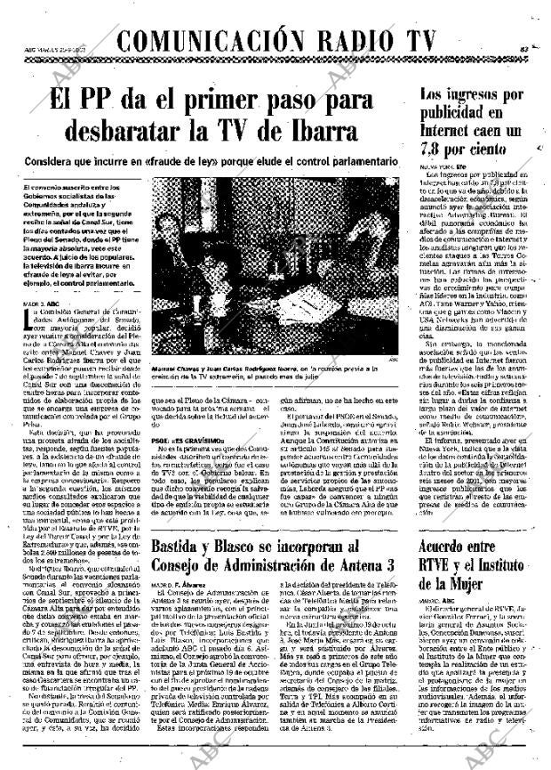 ABC MADRID 25-09-2001 página 83