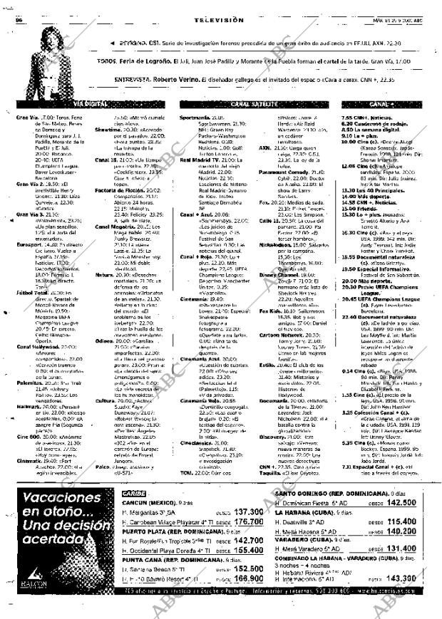 ABC MADRID 25-09-2001 página 86