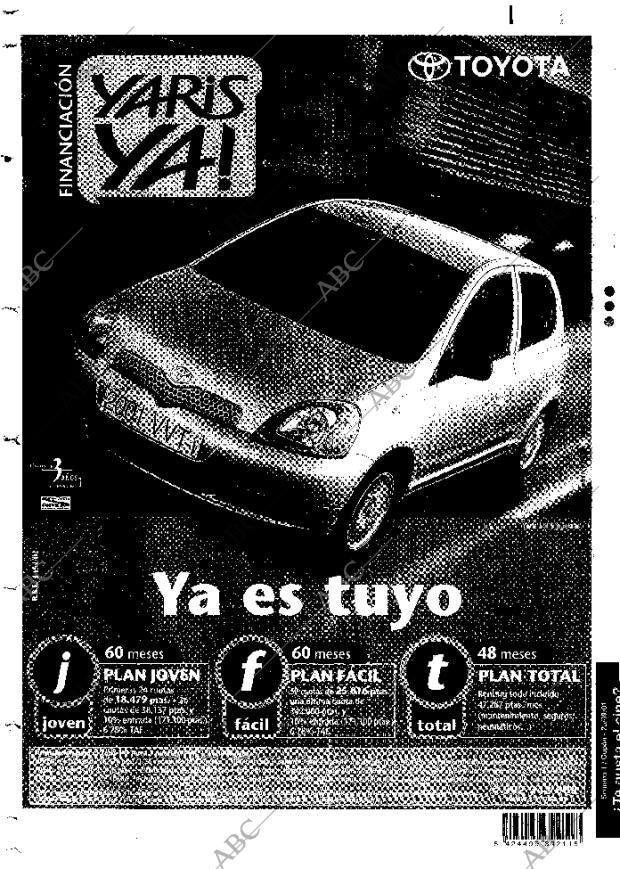 ABC MADRID 25-09-2001 página 88