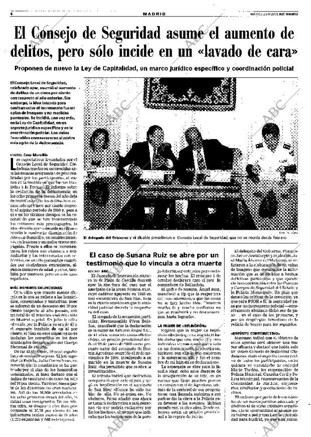 ABC MADRID 25-09-2001 página 92