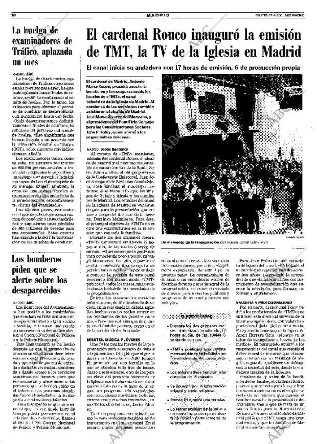 ABC MADRID 25-09-2001 página 98