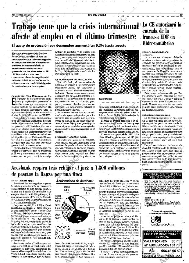 ABC SEVILLA 25-09-2001 página 65