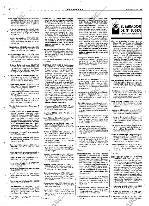 ABC SEVILLA 25-09-2001 página 78
