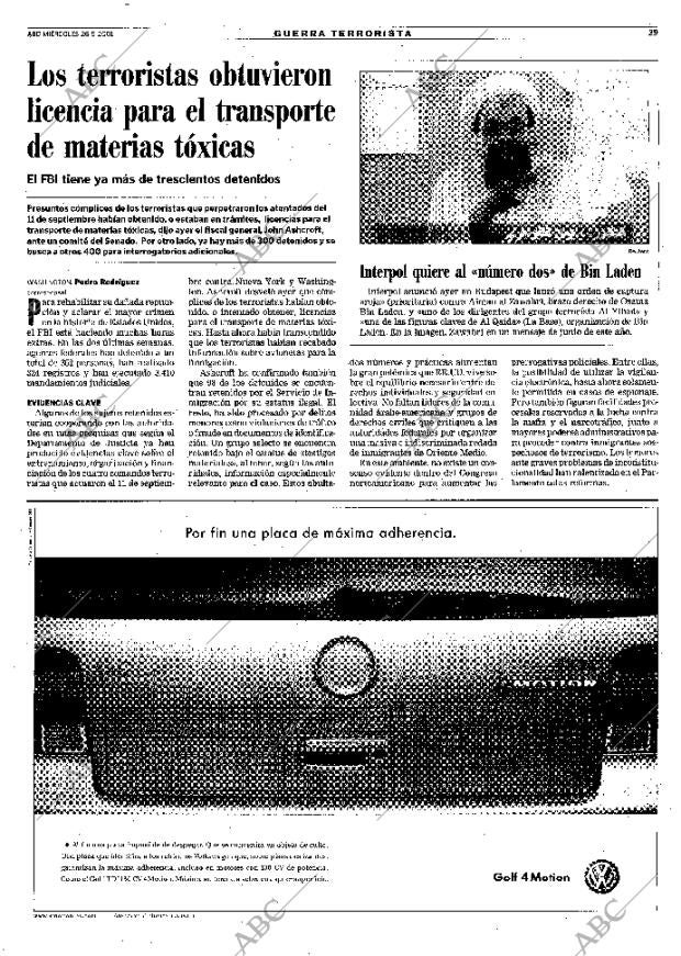 ABC MADRID 26-09-2001 página 29