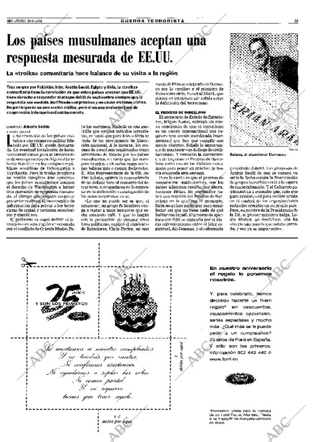 ABC MADRID 29-09-2001 página 21