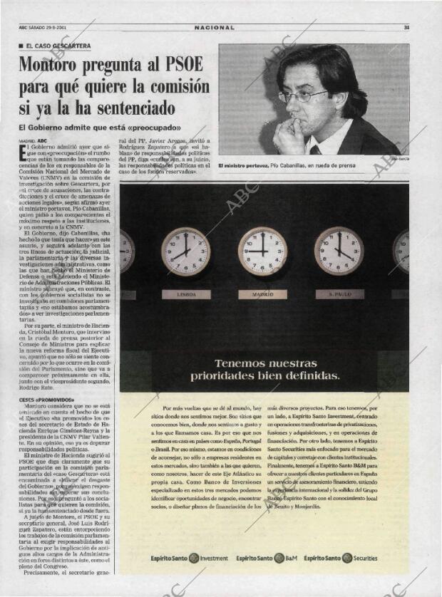 ABC MADRID 29-09-2001 página 31