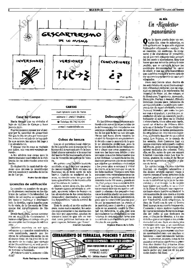 ABC MADRID 29-09-2001 página 86