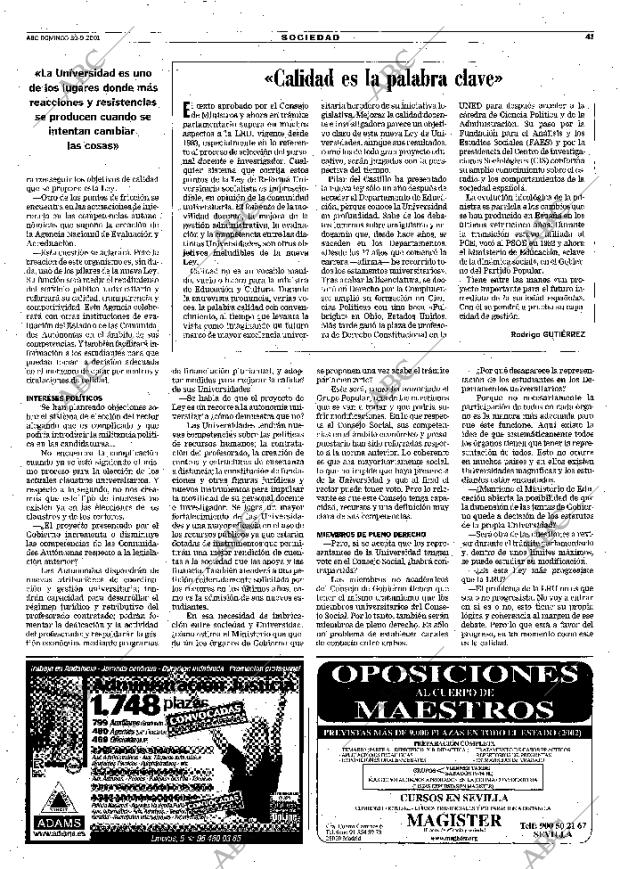 ABC SEVILLA 30-09-2001 página 41