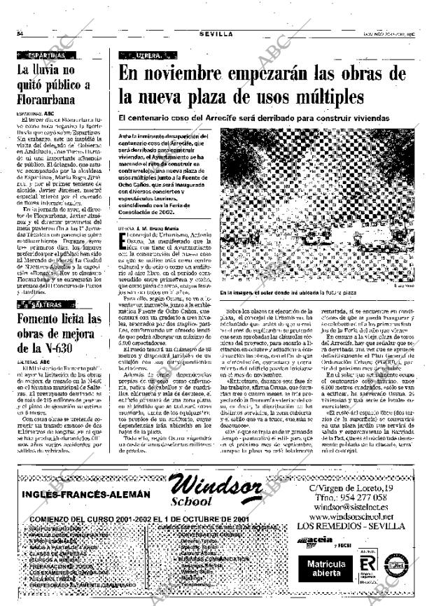 ABC SEVILLA 30-09-2001 página 54