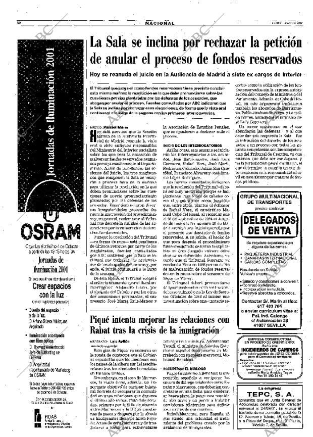 ABC SEVILLA 01-10-2001 página 32