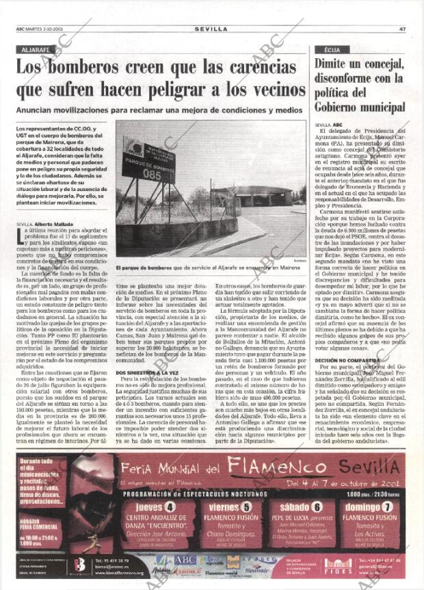 ABC SEVILLA 02-10-2001 página 47