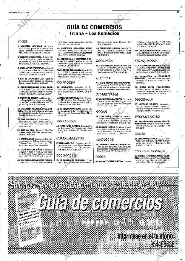 ABC SEVILLA 02-10-2001 página 87
