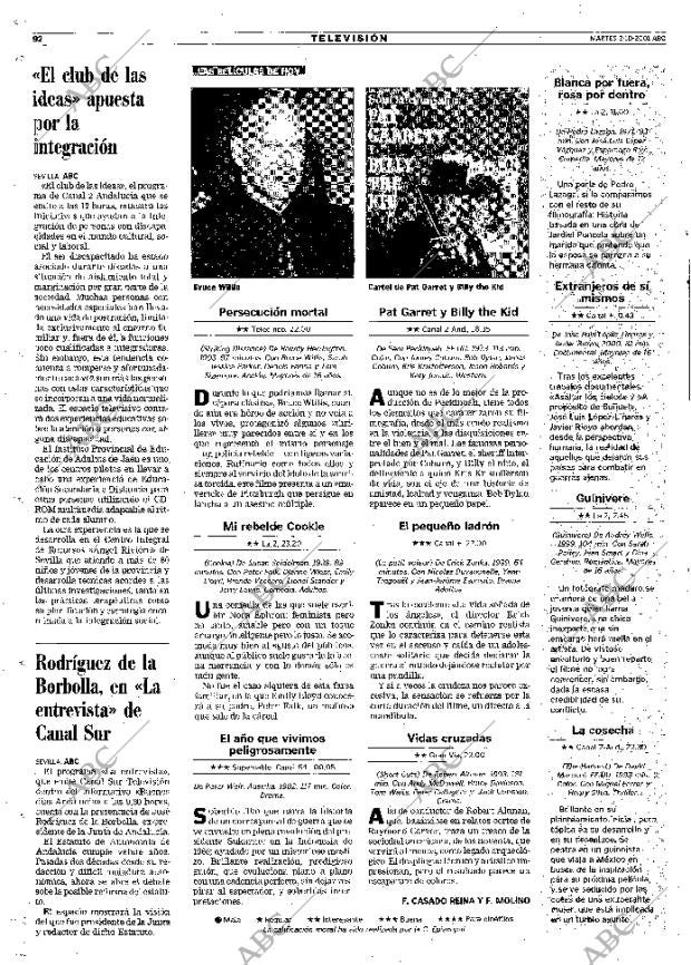 ABC SEVILLA 02-10-2001 página 92