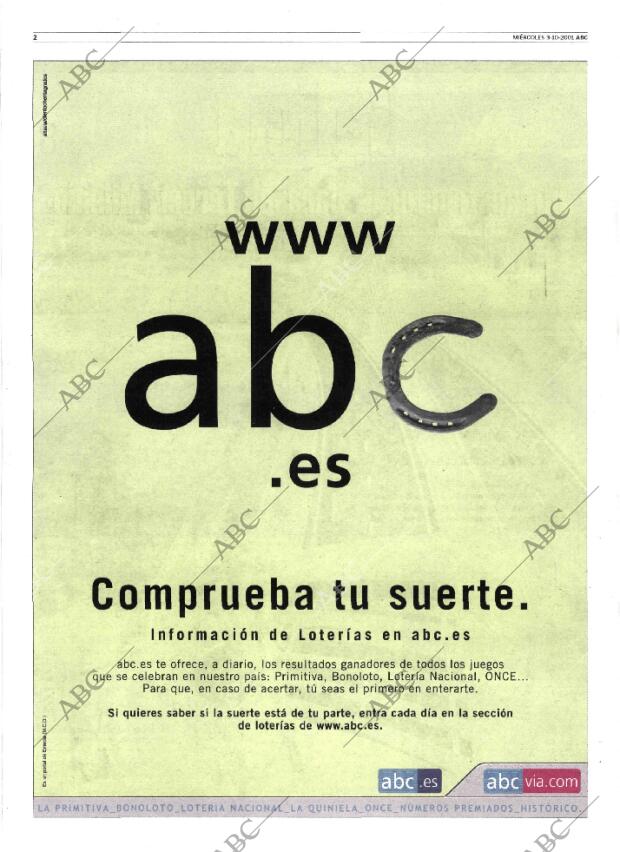 ABC MADRID 03-10-2001 página 126