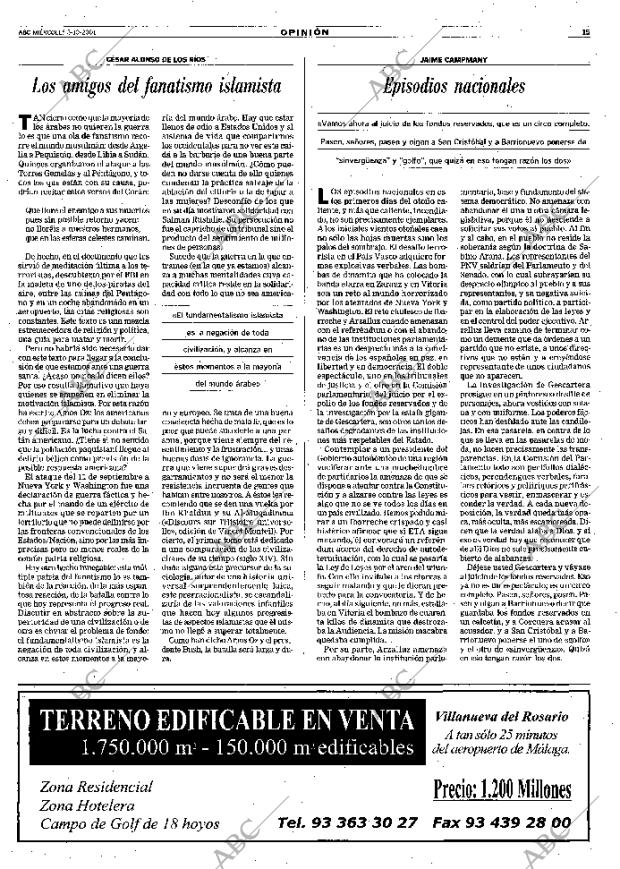 ABC MADRID 03-10-2001 página 15