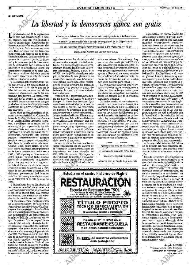 ABC MADRID 03-10-2001 página 30