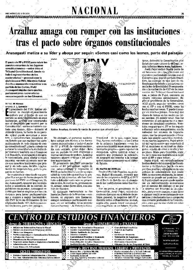 ABC MADRID 03-10-2001 página 31