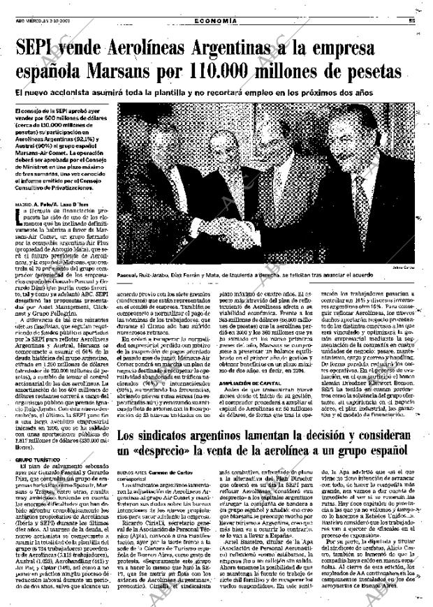 ABC MADRID 03-10-2001 página 55