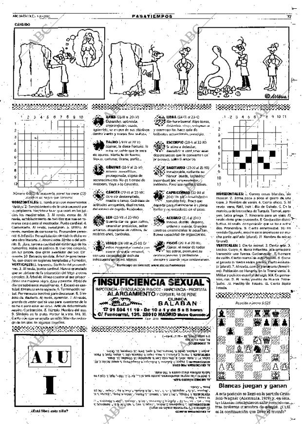 ABC MADRID 03-10-2001 página 77
