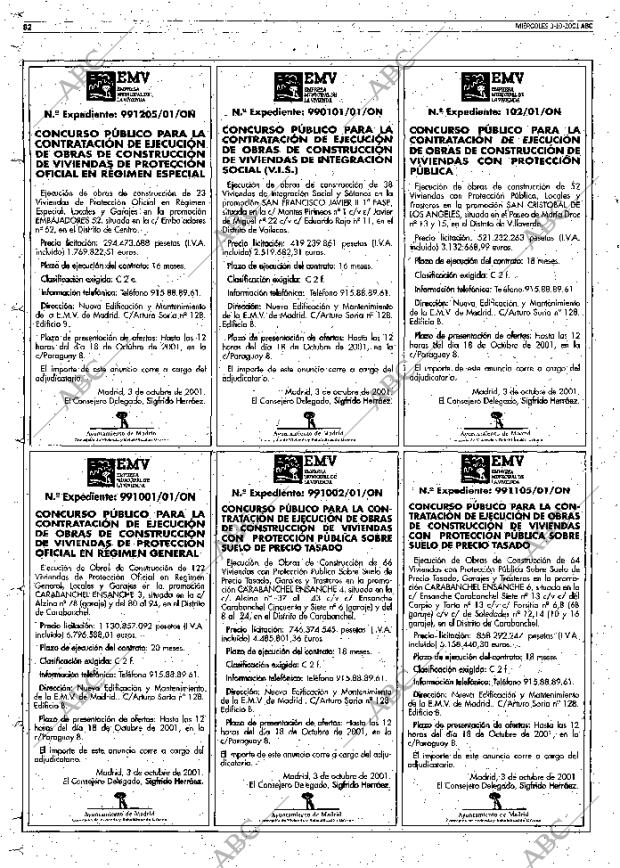 ABC MADRID 03-10-2001 página 82