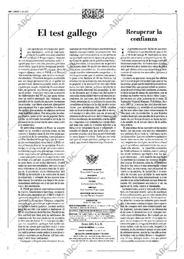 ABC SEVILLA 06-10-2001 página 11